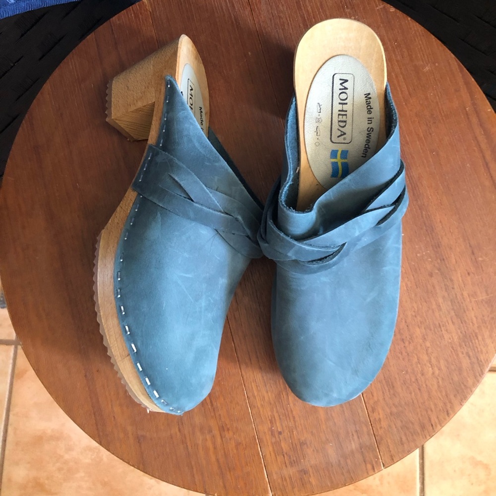Moheda Swedish Clogs, Size 38, Good Used Condition
